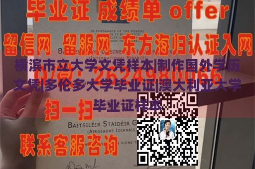 横滨市立大学文凭样本|制作国外学历文凭|多伦多大学毕业证|澳大利亚大学毕业证样本